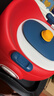 日康（rikang）儿童马桶 1-3-6岁坐便器便盆+垃圾袋*3 PU软垫三合一功能 红色 实拍图