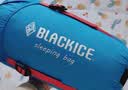 黑冰（BLACKICE）新标准【彩蝶系列鸭绒信封式羽绒睡袋】户外露营防风成人睡袋 彩蝶400(新标准)/浅蓝拼深蓝 实拍图