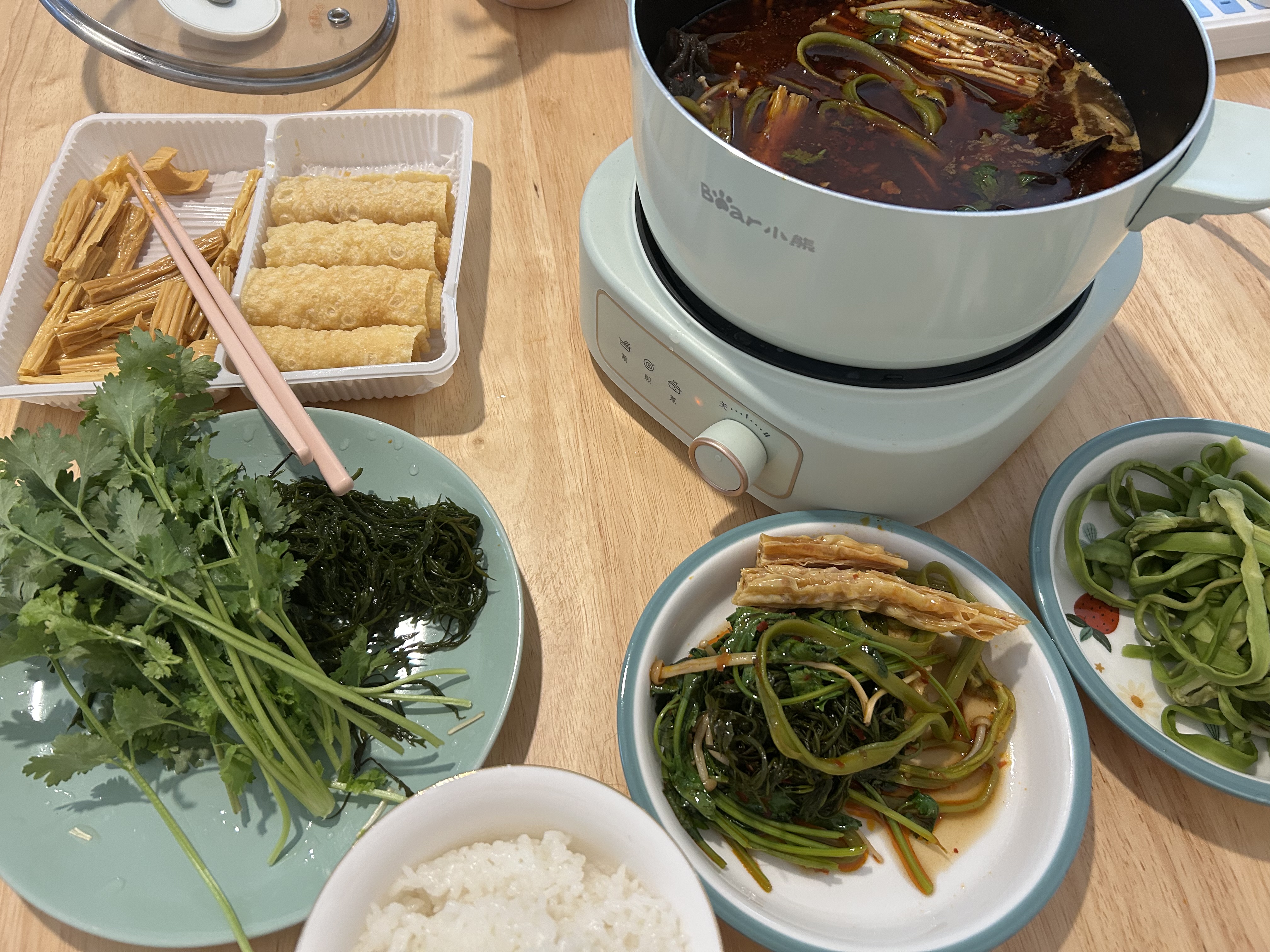 华田禾邦联名款马大姐豆制品拼盘350g（豆皮 豆泡 冻豆腐 豆干）火锅食材 实拍图