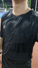 美津浓（MIZUNO）短袖t恤男士凉感冰丝夏季薄款户外青年速干衣 黑色【2104】 M 实拍图