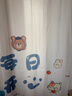 帘香客浴室浴帘防水防霉卫生间干湿分离隔断帘涤纶挂钩式150*180cm单帘每日开心 实拍图
