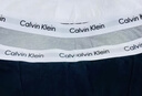 Calvin Klein内衣【吴晗同款】男士三条装ck低腰棉质透气防夹臀四角平角内裤男 NP2765ORSS-藏青/太空黑/碳灰 3条 XL 实拍图