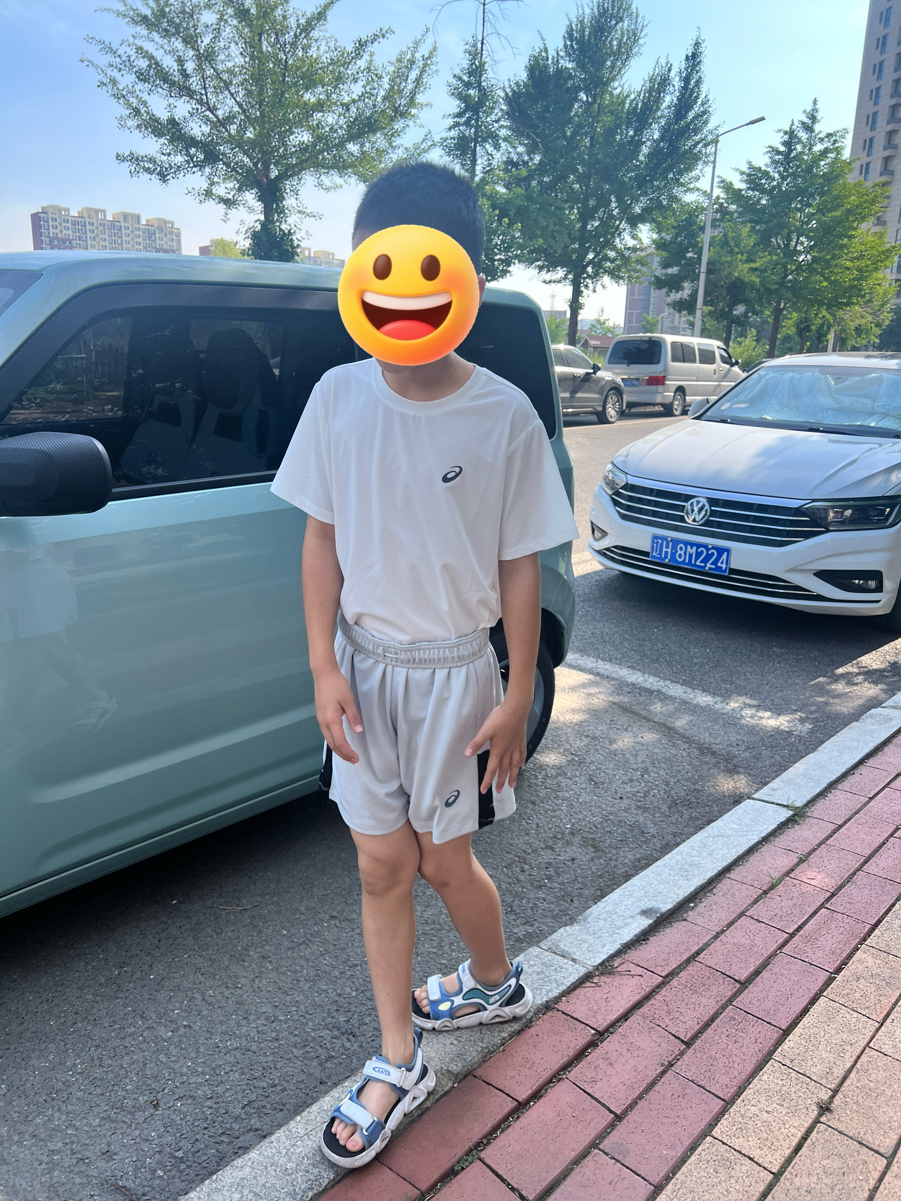 亚瑟士（asics）儿童26年夏季新款吸湿速干运动圆领轻薄透气T恤332261172310 实拍图