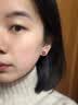 VLIFE红色耳钉女2026年新款耳环小众设计高级感耳环气质耳饰女 红色四叶草 耳钉【925银针】 实拍图