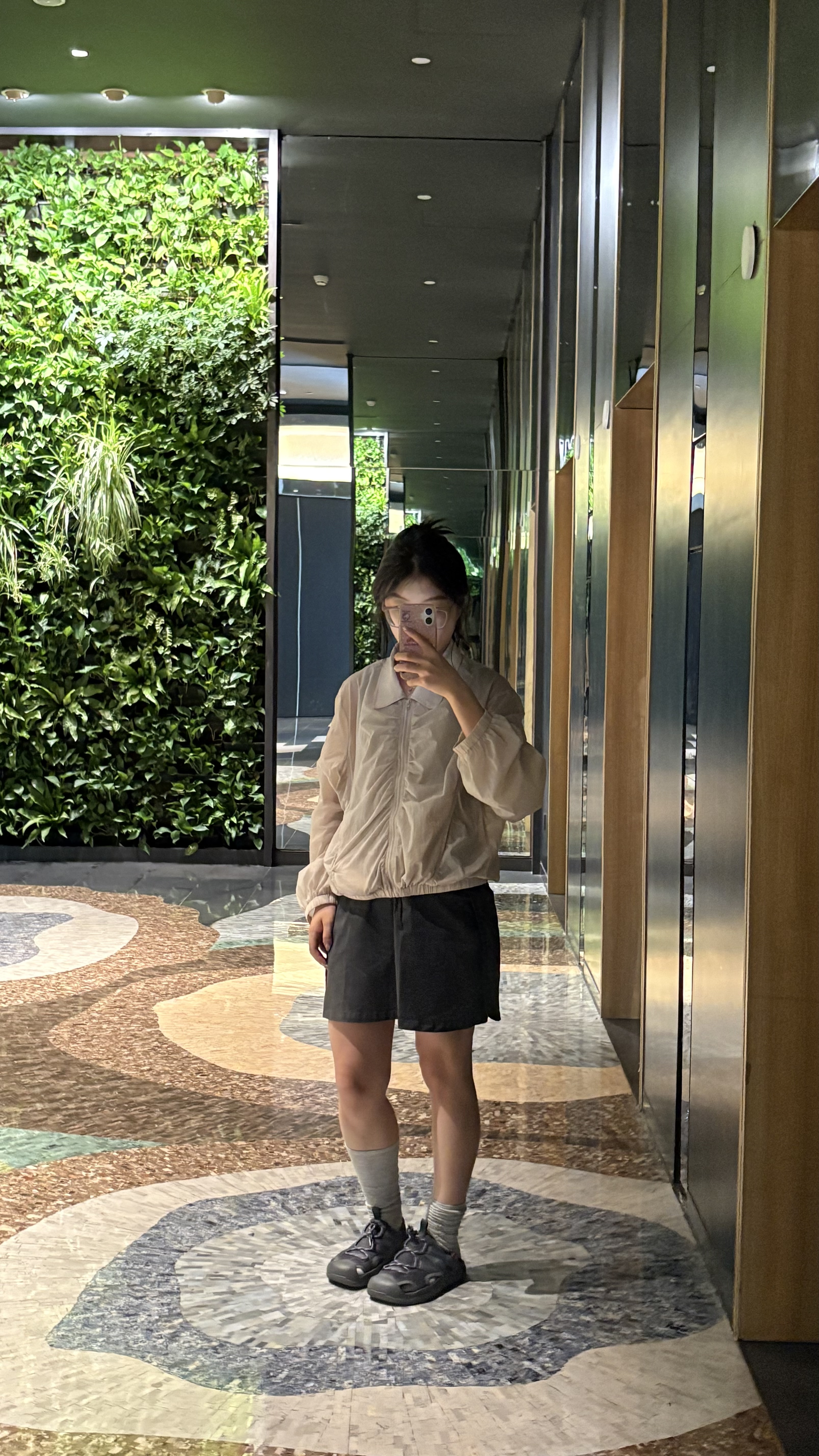 迪卡侬官方运动短裤女跑步户外裙裤QUW黑灰色36-2754920 实拍图
