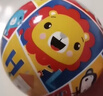 费雪（Fisher-Price）儿童玩具球10cm彩印球狮子+室内挂式投篮框生日礼物礼品 实拍图