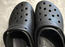 CROCS卡骆驰厚底云朵洞洞鞋|206750 黑色-001 40(260mm) 实拍图