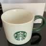 星巴克（Starbucks）复古白绿系列马克杯355ml咖啡杯泡茶杯居家水杯节日礼物男女 实拍图