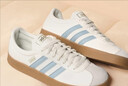 adidas「T头鞋」VL COURT 2.0复古休闲板鞋德训鞋阿迪达斯轻运动   汉玉白/蓝色/金色 (推荐女生买小半码)   37 实拍图