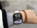 Apple/苹果 Watch S11 智能手表GPS款42毫米银色铝金属表壳雾紫色运动型表带S/M MEUT4CH/B 实拍图