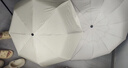 天堂伞 防紫外线晴雨伞三折 太阳伞黑胶折叠三折晴雨伞 曜石黑 实拍图