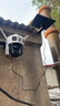 奥克斯4g太阳能摄像头室外无电无网终身免费流量免插电手机远程高清监控器家用户外360度无死角全景夜视 实拍图