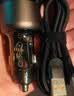 360车载充电器数据线套装2A1C 100W+30W双路超级快充K10 点烟器充电头一拖三转换器适用苹果小米华为 实拍图