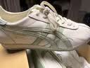 Onitsuka Tiger鬼塚虎男女款中性鞋子复古舒适运动休闲鞋男RUNSPARK 米色/深蓝色-103 40.5 实拍图