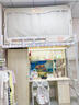 红蜻蜓（RED DRAGONFLY）学生宿舍蚊帐免安装一体式床帘可折叠上下铺专用遮光帘隐私遮挡帘 时光-熊猫盼盼【五面强遮光 归家的感觉】 0.9m床【上铺加高】宽90*长190*高110 实拍图
