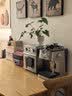 德龙（Delonghi）咖啡机 意式半自动家用15Bar泵压专业压力计 美式咖啡 快速加热技术 可调式奶泡 金属机身EM450.M 银色 小巧机身 稳定压力 定制杯量 自动关机 实拍图