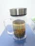 富光高硼硅玻璃杯男士茶水分离双层加厚带把手大容量水杯子办公泡茶用 实拍图