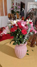 京东鲜花百合8朵玫瑰10支送配草1束共3束节日礼物随机色源头直发 实拍图
