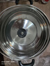 美厨（MAXCOOK）304不锈钢火锅28cm 汤锅电磁炉火锅复底带盖 送一对火锅勺MH-28 实拍图