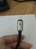 倍思 苹果数据线PD快充线20W充电线适用iPhone14/13/12ProMax/xs手机车载带夜灯编织加长 2米黑 实拍图
