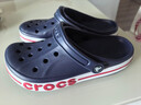 卡骆驰（CROCS）贝雅卡骆班洞洞鞋|205089 深蓝/辣椒红-4CC   46 /47(300mm)   实拍图
