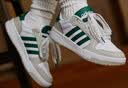 adidas ENTRAP美式校园风运动少年感复古篮球风板鞋男女阿迪达斯   白色/蓝色   40.5 实拍图