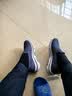 斯凯奇（Skechers）男鞋秋季透气网面健步鞋轻便一脚蹬运动休闲鞋子 NVY海蓝 42 实拍图