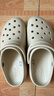 卡骆驰（CROCS）【预售】白鹿同款经典云朵洞洞鞋时尚百搭女鞋花园鞋|206750 骨白色-2Y2(含智必星)【预售】 34 (210mm) 实拍图