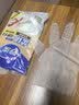 妙洁柔韧一次性手套 PE材质 100只装 27cm 食品级柔软服帖 强韧不易破 实拍图