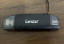雷克沙（Lexar）USB3.2读卡器 TF/SD二合一 USB/Type C双口 大疆无人机运动相机内存卡读卡器 支持苹果17手机电脑 实拍图