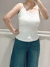 爱宝适哺乳背心吊带孕产妇免穿文胸产后喂奶衣哺乳内衣上衣M506 白色XXL 实拍图