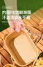 云蕾一次性饭盒打包盒食品级方形快餐盒带盖微波炉耐高温1000m1*20套 实拍图