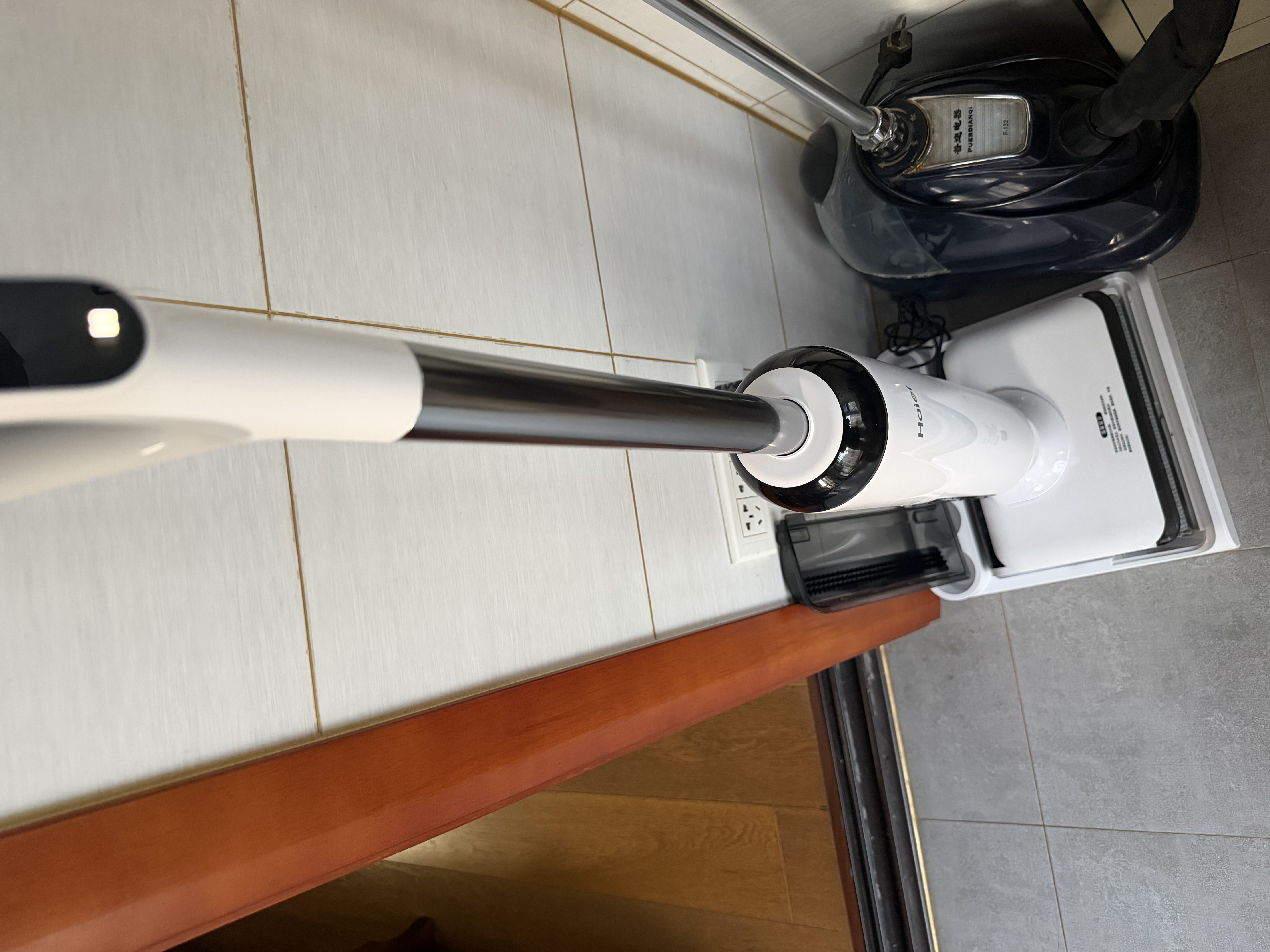 海尔（Haier）洗地机吸拖一体自动清洗拖地一体机A3plus扫地机器人洗拖一体机洗拖地干湿两用大吸力IPX7电动拖把 【A3air进阶版】23Kpa浸泡杀菌洗 实拍图