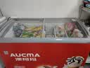 澳柯玛（AUCMA）416升大容量雪糕柜商超卖场海鲜生鲜速冻保鲜冰柜商用玻璃门冷冻展示柜 一级能效合金内胆SD-416 实拍图