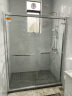 九牧（JOMOO） 【定制产品】淋浴房卫生间干湿分离隔断移门屏风一体式淋浴房E6 光银1.4m-1.49m（高1.9m） 不含蒸汽 实拍图