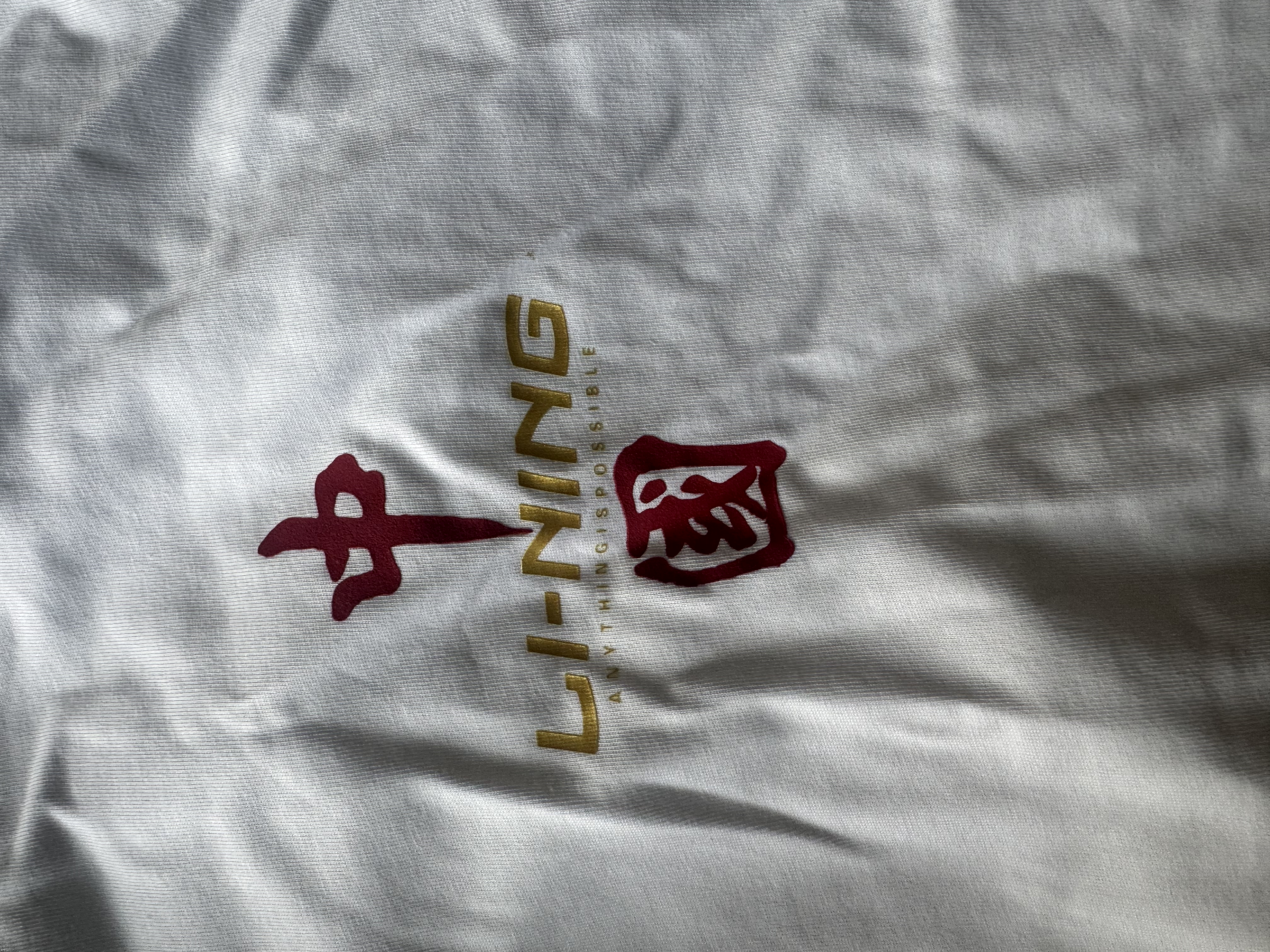 李宁（LI-NING）短袖t恤男夏款潮流印花情侣款半袖宽松休闲透气圆领纯棉运动T恤 实拍图