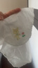 全棉时代婴儿隔汗巾纱布吸汗儿童宝宝开学幼儿园纯棉垫背小熊小鹿小猫3条 实拍图