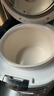 膳魔师（THERMOS）电饭煲电饭锅小型家用迷你小型2-3人电压力锅新款2026无涂层不粘锅不锈钢内胆多功能蒸饭锅电煮锅 白色 2L 【仿古炊火】 实拍图