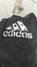 阿迪达斯（adidas）【特价清仓】夏季男女同款短袖男T恤跑步健身运动速干百搭 黑白 M 实拍图