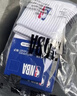 NBA袜子男士跑步运动袜吸汗无骨棉袜夏季抗菌防臭消臭中筒篮球袜3双 实拍图