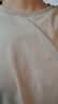 京东京造百万热销男士t恤短袖女夏季新款40支新疆棉休闲打底衫 浅灰色XL 实拍图