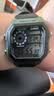 卡西欧（CASIO）小方块手表 ae1200电子表初高中学生复古小银块石英表新款 礼物 AE-1200WHB-3B 实拍图