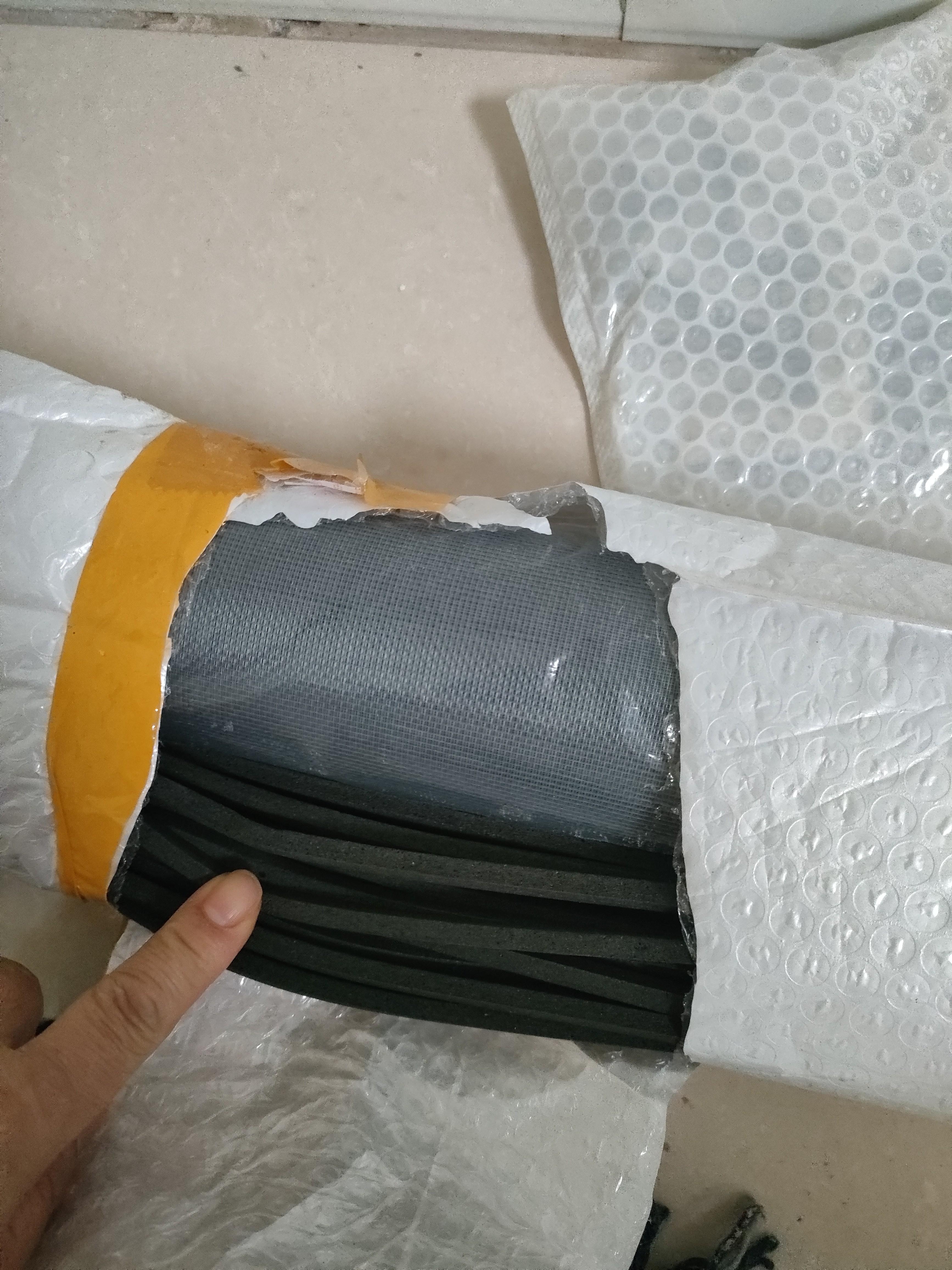 纱窗网自装窗纱网加密加厚透光透风塑钢窗户沙窗沙网pp纳米防蚊网 灰色纳米纱窗【带压轮压条】 1.5*10m【50米压条+压轮】 实拍图