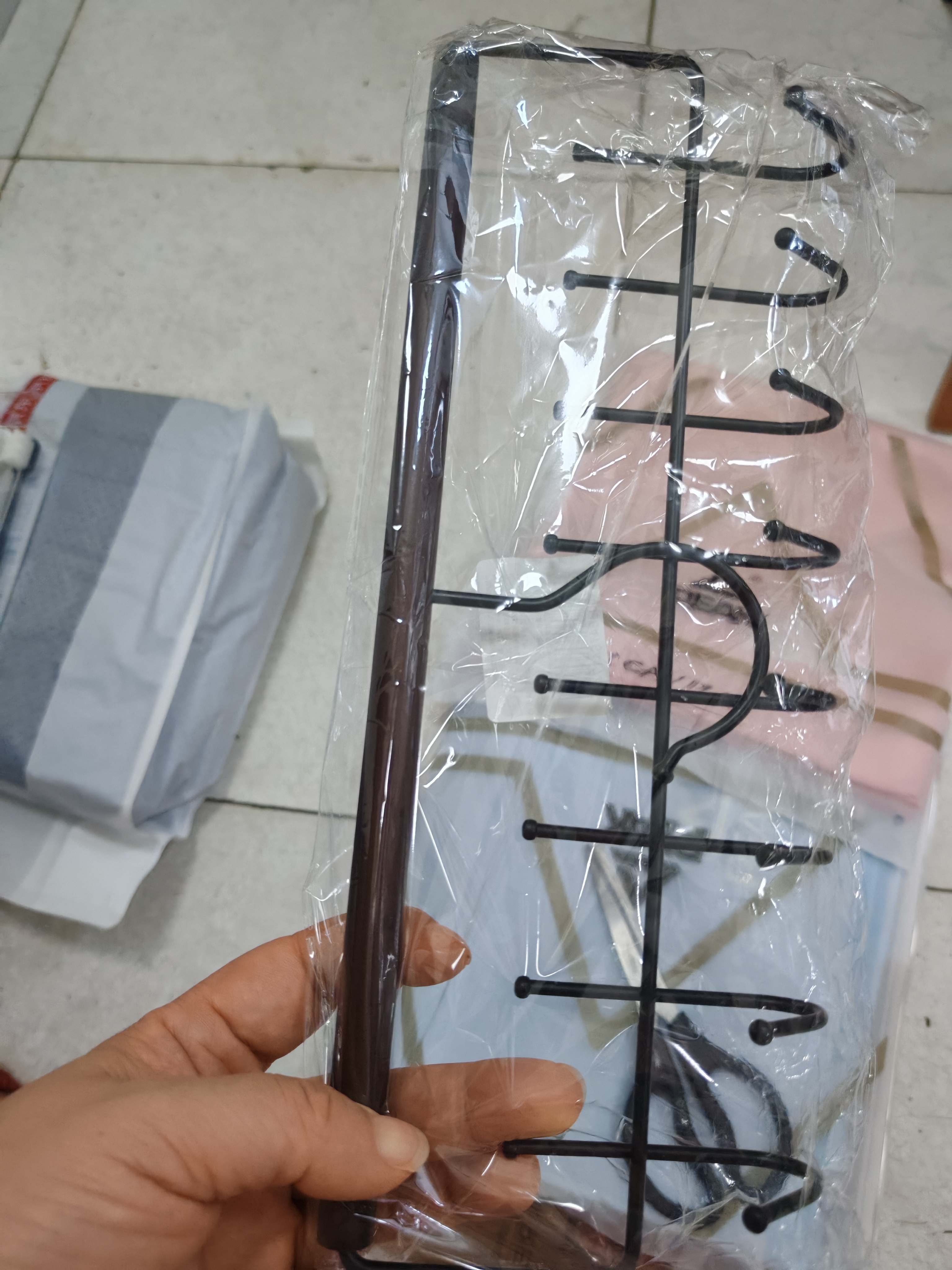 洁比世吊带衣架多功能内衣背心收纳神器家用宿舍实木挂钩衣柜晾衣架 实拍图