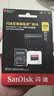 闪迪（SanDisk）256GB TF（MicroSD）内存卡 A2 4K V30 U3 C10 至尊超极速移动存储卡 读速200MB/s 写速140MB/s 实拍图