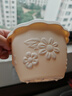 爱丽思（IRIS）花盆花瓶树脂复古浮雕波纹圆形多肉塑料阳台种植批发花盆 5号浅米色(口径15cm) 1个花盆 实拍图