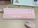 迈从（MCHOSE）Ace 68 V2磁轴键盘Gus同款RT电竞游戏低延迟60pro机械有线连接68键配列FPS双驱动无畏契约 Ace 68 V2 超竞版雾透粉 宝马磁轴+RT键 实拍图