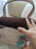 蔻驰（COACH）【品牌直供】女包MOLLIE25通勤斜挎包 CV965沙黄色 七夕礼物 实拍图