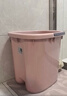 福爱家大号加深36cm泡脚桶洗脚桶洗脚盆足浴盆桶泡脚盆提水桶粉色 实拍图