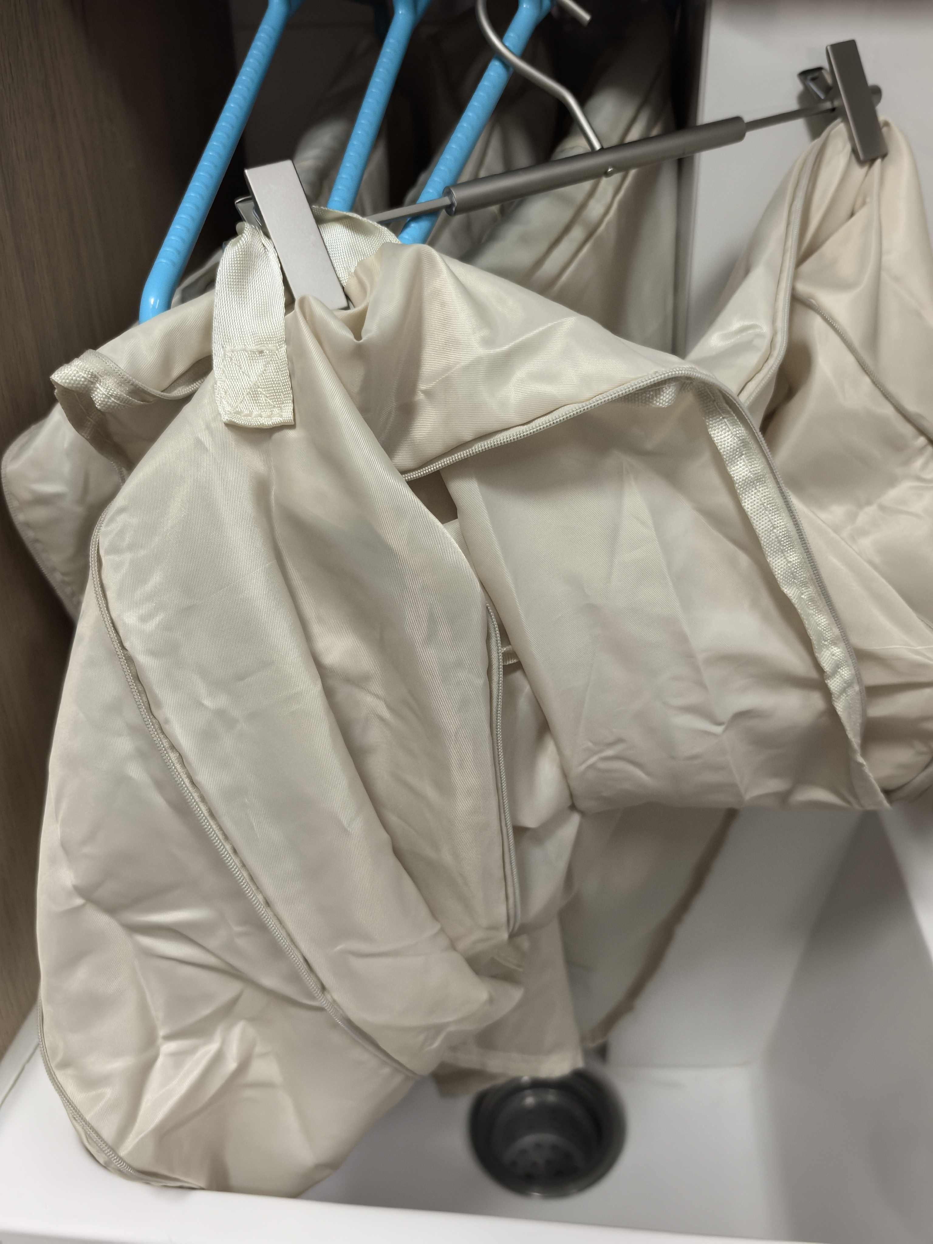 太力羽绒服压缩收纳袋衣服衣物防尘防潮整理袋打包袋行李箱款2个装 实拍图